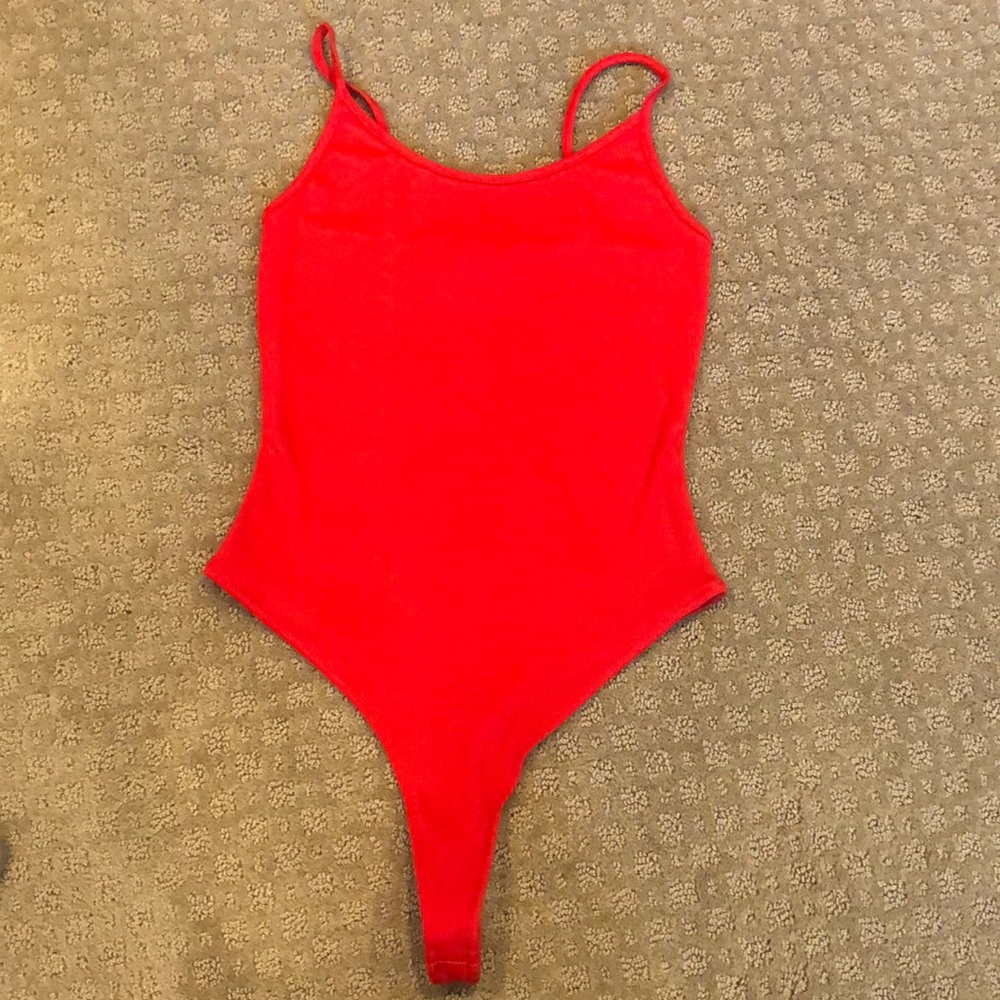 Forever 21 red body suit